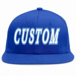 Custom Royal White-Light Blue Casual Sport Baseball Cap