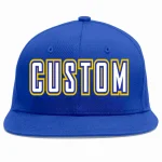 Custom Royal White-Royal Casual Sport Baseball Cap