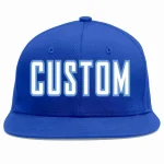Custom Royal White-Light Blue Casual Sport Baseball Cap
