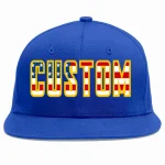 Custom Royal USA-Gold Casual Sport Baseball Cap