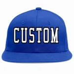 Custom Royal White-Black Casual Sport Baseball Cap