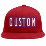 Custom Red White-Red Casual Sport Baseball Cap