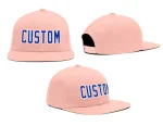 custom Pink Royal-White Casual Sport Baseball Cap