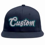 Custom Navy Gray-Navy Casual Sport Baseball Cap