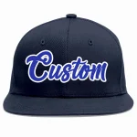 Custom Navy Royal-White Casual Sport Baseball Cap