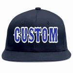 Custom Navy Royal-White Casual Sport Baseball Cap