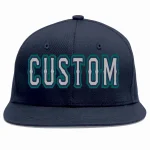 Custom Navy Gray-Navy Casual Sport Baseball Cap