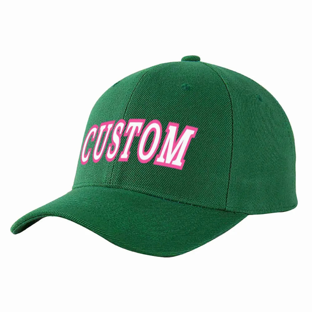 Custom Cream Pink Personalized Plaid Fashion Design Authentic Baseball Jersey