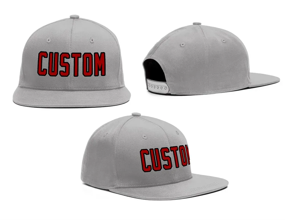 Custom Purple Red-Black Outdoor Sport Baseball Cap