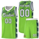 Custom White Mosaic Stars Pattern Sports Uniform Basketball Jersey