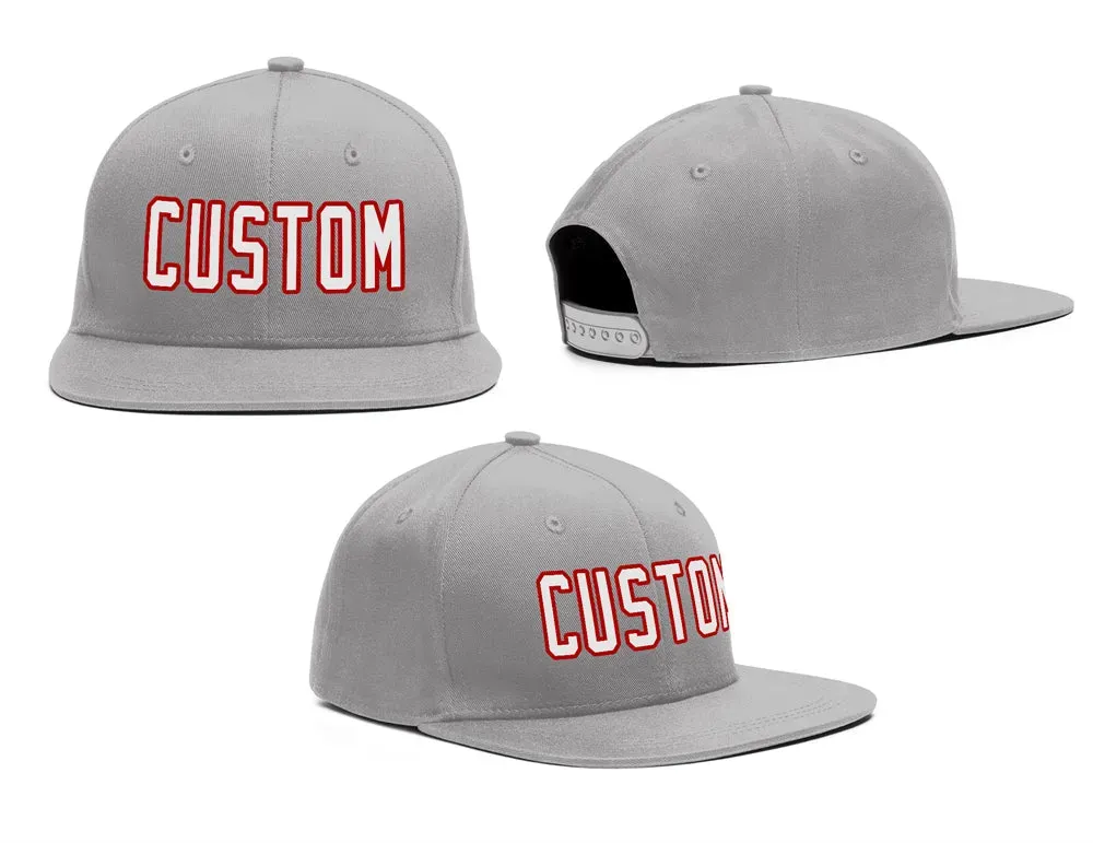 Custom Purple White-Red Outdoor Sport Baseball Cap
