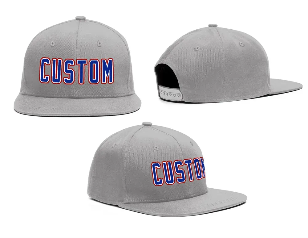 Custom Purple Royal-Red Outdoor Sport Baseball Cap