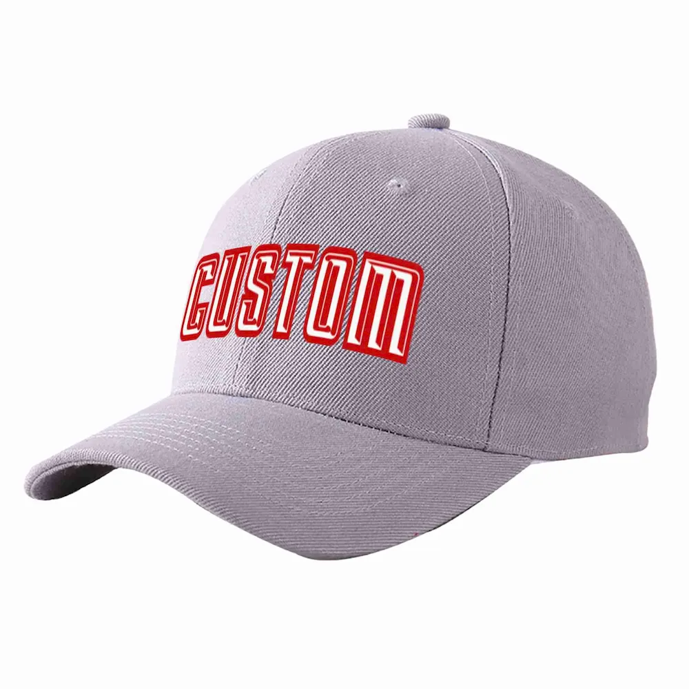 Custom Gray Aqua-Black Curved Eaves Sport Baseball Cap Design for Men/Women/Youth