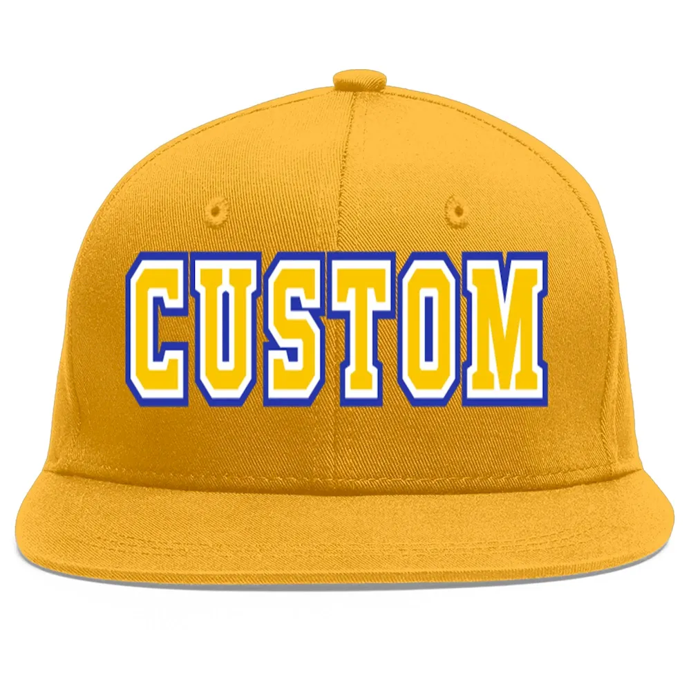 Custom White Powder Blue-Yellow Los Angeles City Connect Baseball Jersey