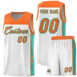 Custom Royal Side Pattern Sports Uniform Basketball Jersey