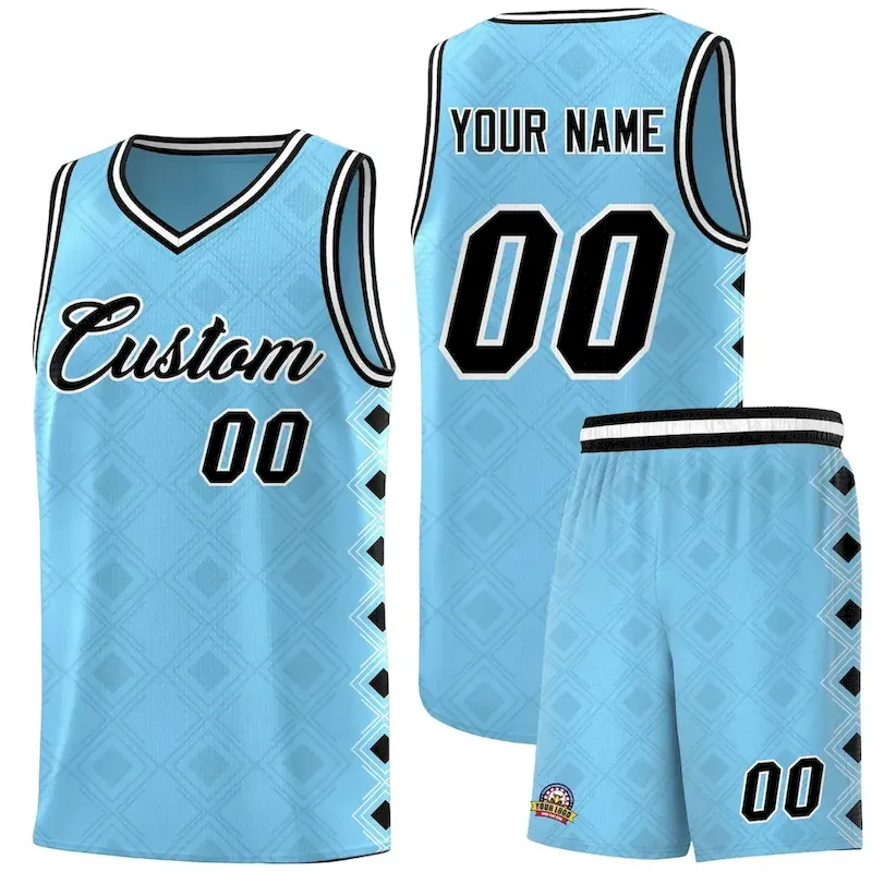 Custom White Side Blocks Sports Uniform Basketball Jersey