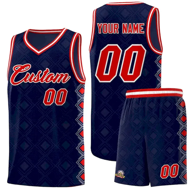 Custom White Side Blocks Sports Uniform Basketball Jersey