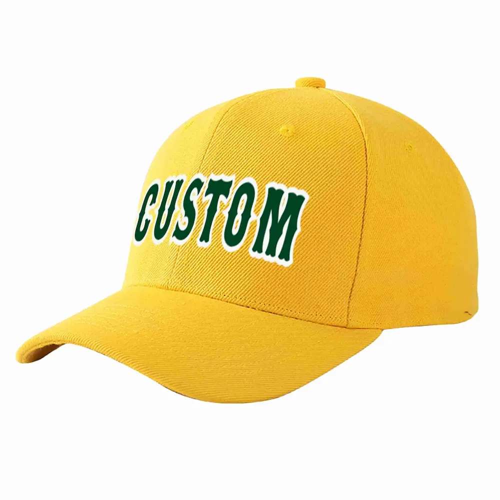 Custom Black White-Kelly Green Classic Style Authentic Two-Button Baseball Jersey