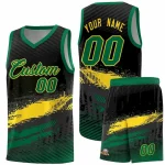 Custom Royal Side Pattern Sports Uniform Basketball Jersey