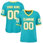 Custom Black White-Gold Classic Style Authentic Football Jersey