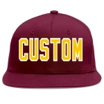 Custom Gold Red-White Splash Graffiti Pattern Authentic Baseball Jersey