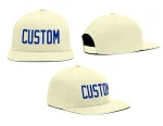 Custom Cream Royal Outdoor Sport Baseball Cap