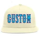 Custom Navy Aqua Zebra Stripes Graffiti Pattern Authentic Baseball Jersey