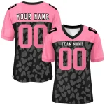 Custom Navy Red Raglan Sleeves Personalized Camo Authentic Football Jersey