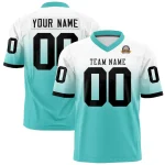 Custom White Yellow Gradient Fashion Personalized Authentic Football Jersey