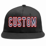 Custom Black Navy-White Casual Sport Baseball Cap