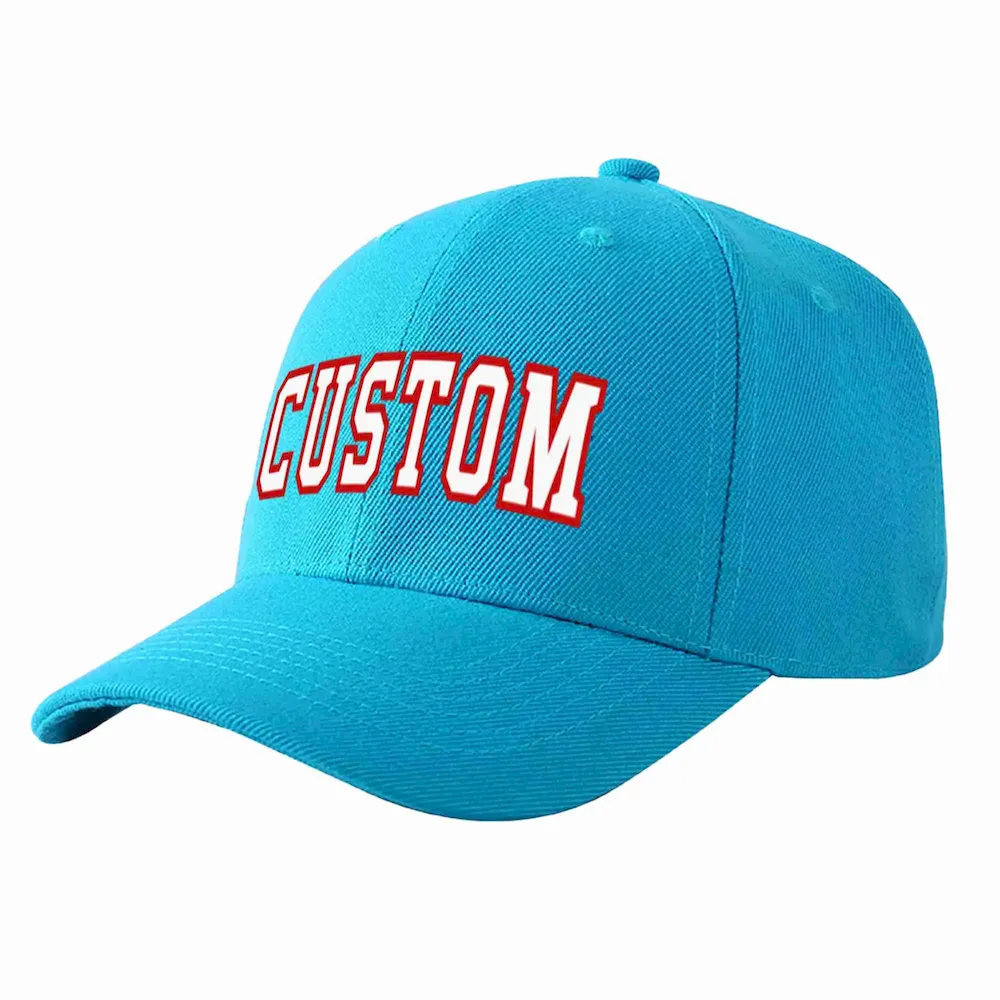 Custom Light Blue Pink Personalized Raglan Sleeves Design Authentic Baseball Jersey
