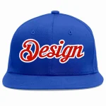 Custom Gold Royal Royal-White Gradient Fashion Authentic Two-Button Baseball Jersey