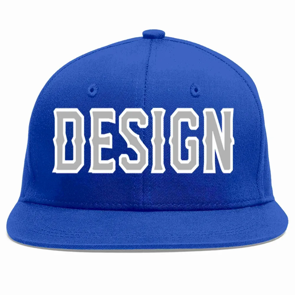 Custom Gold Royal-White Gradient Fashion Baseball Jersey For Women