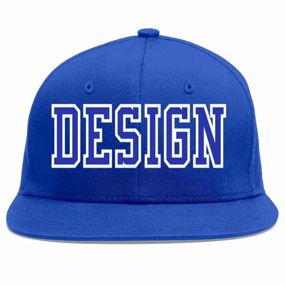 Custom White Royal Gradient Star Graffiti Pattern Authentic Baseball Jersey