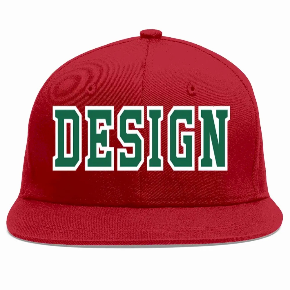 Custom Kelly Green Pink-Gold Personalized Gradient Font And Side Design Authentic Baseball Jersey