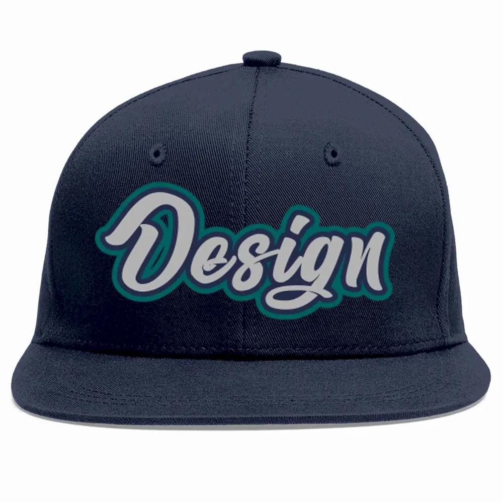 Custom Navy Crimson Gradient Fashion Design Authentic Baseball Jersey