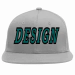 Custom Midnight Blue Aqua Pinstripe Personalized Side Two-tone Authentic Baseball Jersey