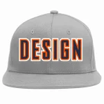 Custom Gray Purple Pinstripe Personalized Side Two-tone Authentic Baseball Jersey
