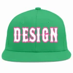 Custom Green Crimson Pinstripe Personalized Gradient Authentic Baseball Jersey