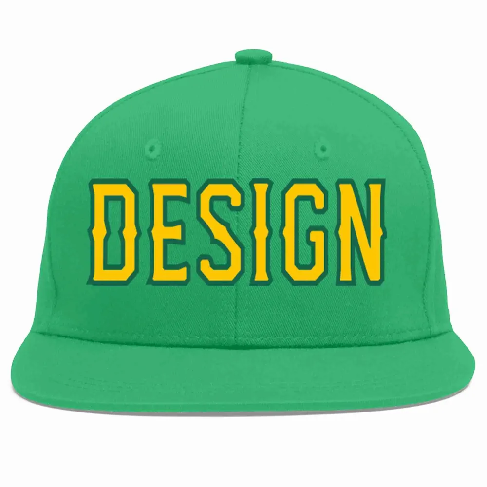 Custom Neon Green Orange Pinstripe Personalized Gradient Authentic Baseball Jersey