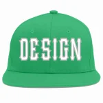 Custom Royal Kelly Green Personalized Half Stripe Design Authentic Baseball Jersey