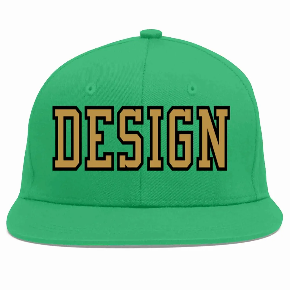 Custom Olive Old Gold Personalized Half Stripe Design Authentic Baseball Jersey