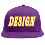 Custom Royal Gold Personalized Horizontal Stripe Authentic Pullover Baseball Jersey