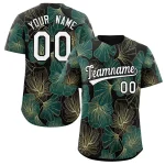 Custom Dark Gray Black Personalized Phonetic Rhythm Authentic Baseball Jersey
