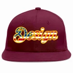 Custom Purple Blue Yellow-Purple Stripe Font Gradient Fashion Authentic Baseball Jersey