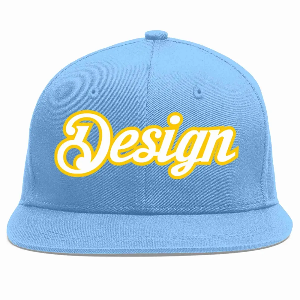 Custom Royal Sky Blue-Orange Gradient Stripe Fashion Authentic Baseball Jersey