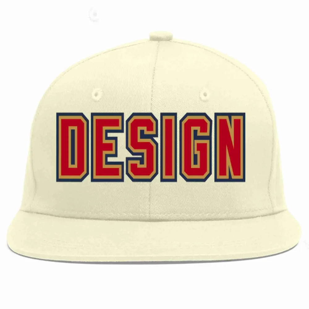 Custom Gold Green Stripe Fashion Authentic Two-Button Baseball Jersey