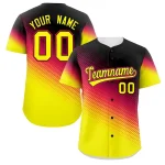 Custom Sky Blue Purple Tiny Spot Gradient Fashion Authentic Baseball Jersey