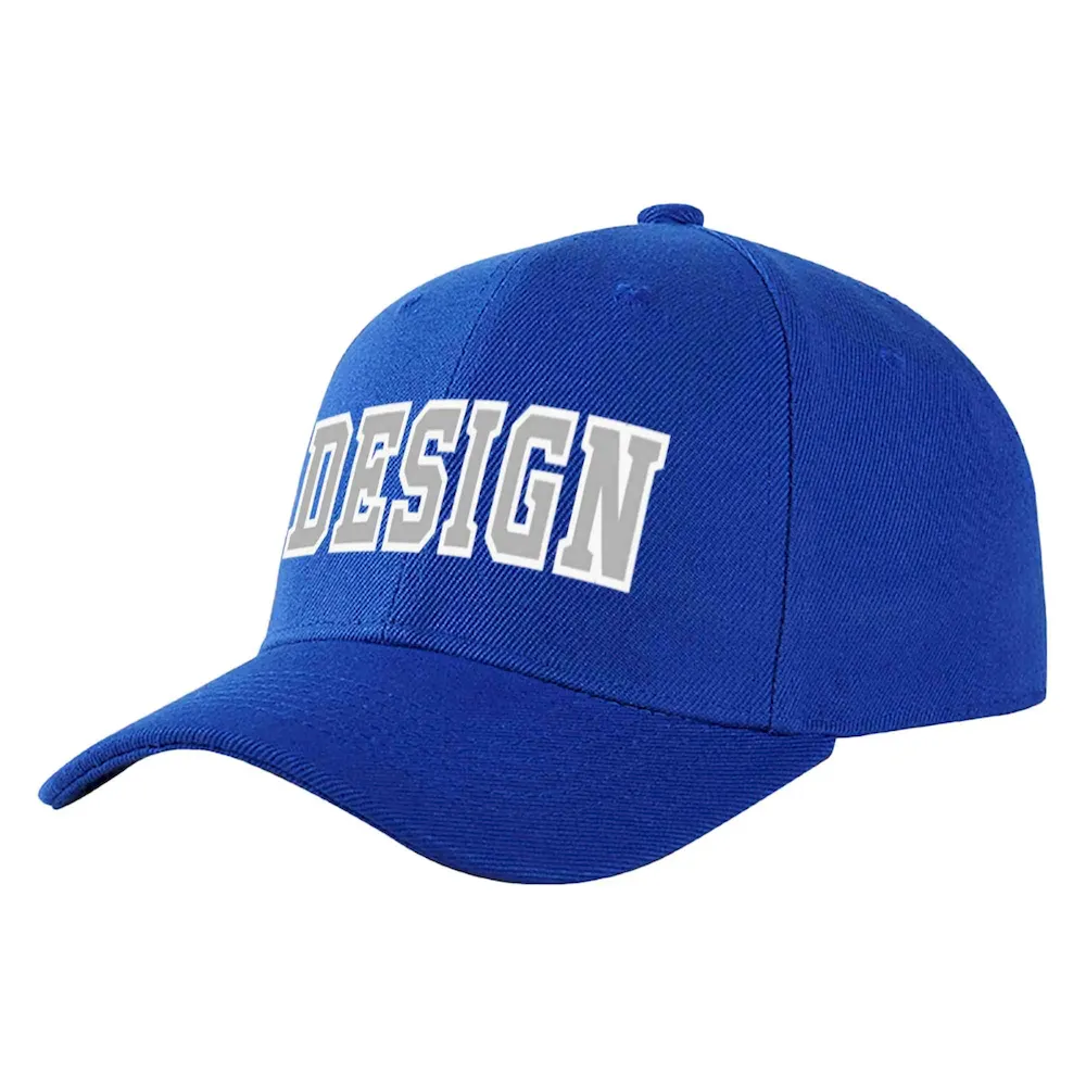 Custom Yellow Aqua-White Curved Eaves Sport Design Baseball Cap