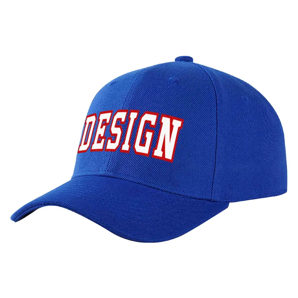 Custom Yellow Vintage USA Flag-Gold Curved Eaves Sport Design Baseball Cap